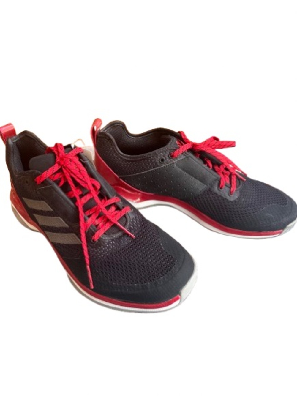 NWT Adidas Speed Trainer 3.0 Baseball Sneaker in Black and Red Mens 11